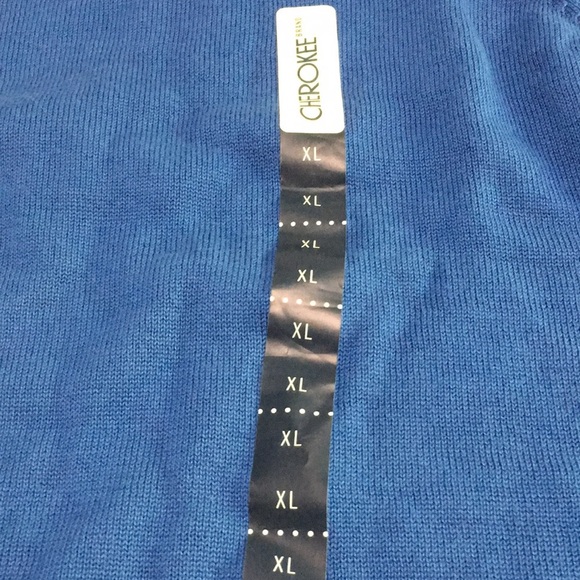 Cherokee Blue knitted sleeveless sweater. NWT XL - Picture 2 of 11